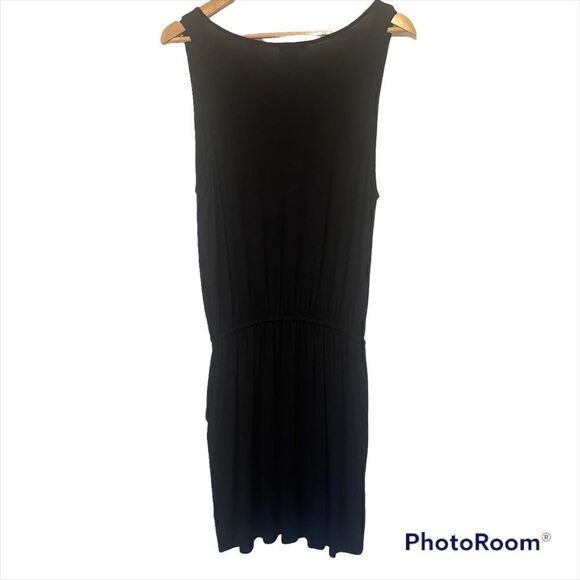 Gap Sleeveless Tie black Cotton Dress new - Picture 4 of 12